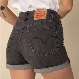 Levi’s Cutoff Rolled Denim Shorts